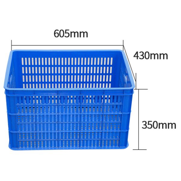 Customize Surface Handling Plastic Turnover Crate for Transportation and Storage