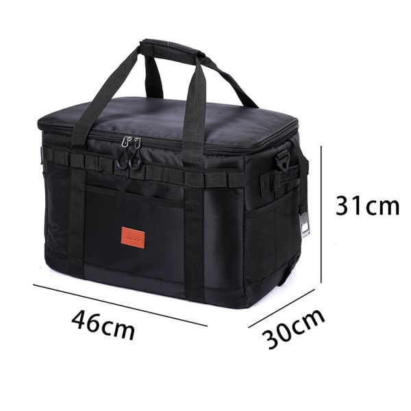 42L Large Capacity Insulation Bag Outdoor Camping Ice Pack Foldable Storage Picnic Cooler Bag