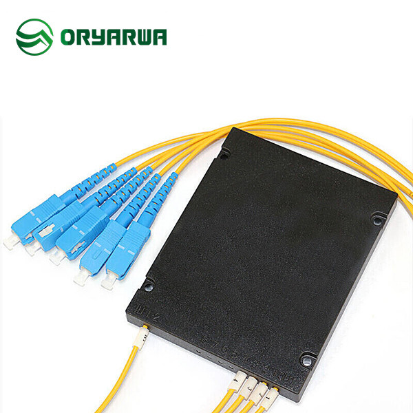 Материал ABS Splitter PLC кассеты оптического волокна 1x4