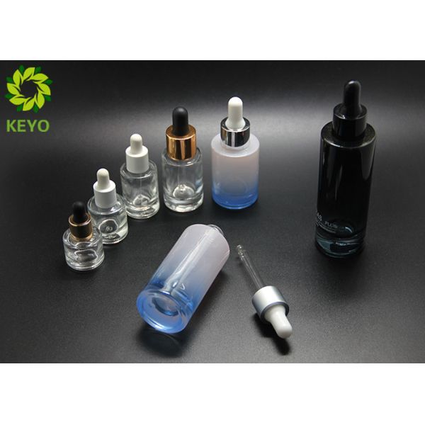 Foundation Liquid Serum Cosmetic Glass Packaging 30ml 50ml White Color Thick Bottom