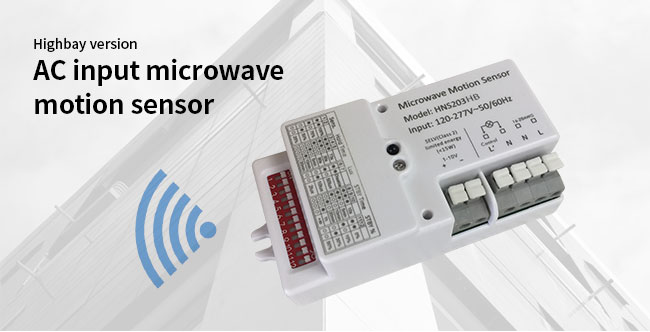 Двигатель DIP High Bay Motion Sensor 1-10v Приглушитель HNS203HB 12м Монтаж