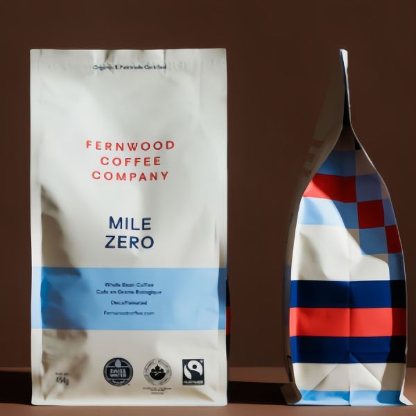 Recyclable Printed Coffee Pouches Dual Purpose Customizable 8oz-32oz