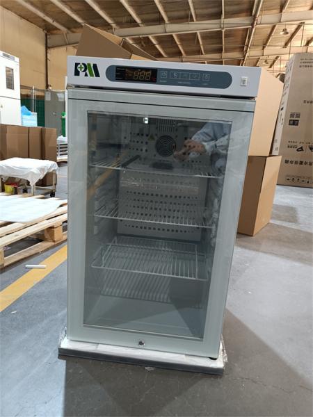 refrigeradores biomedicáveis portáteis da farmácia 100L para regentes das medicinas da loja 2-8 graus