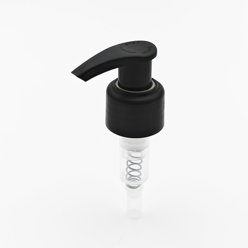 Wholesale Matte Black Lotion Pump with Left Right Lock and On-Off Function for Cosmetic Bottles