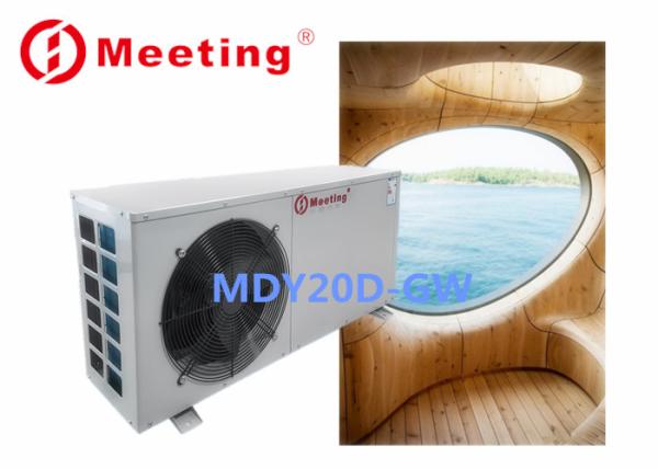 Encontrando o ar de poupança de energia do agregado familiar do padrão europeu 7KW 220V 380V para molhar o CE da bomba de calor da água quente