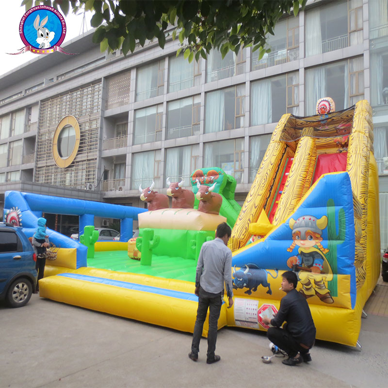 Factory Sale Inflatable Amusement Playground Fun City Bouncing Castles Inflatables
