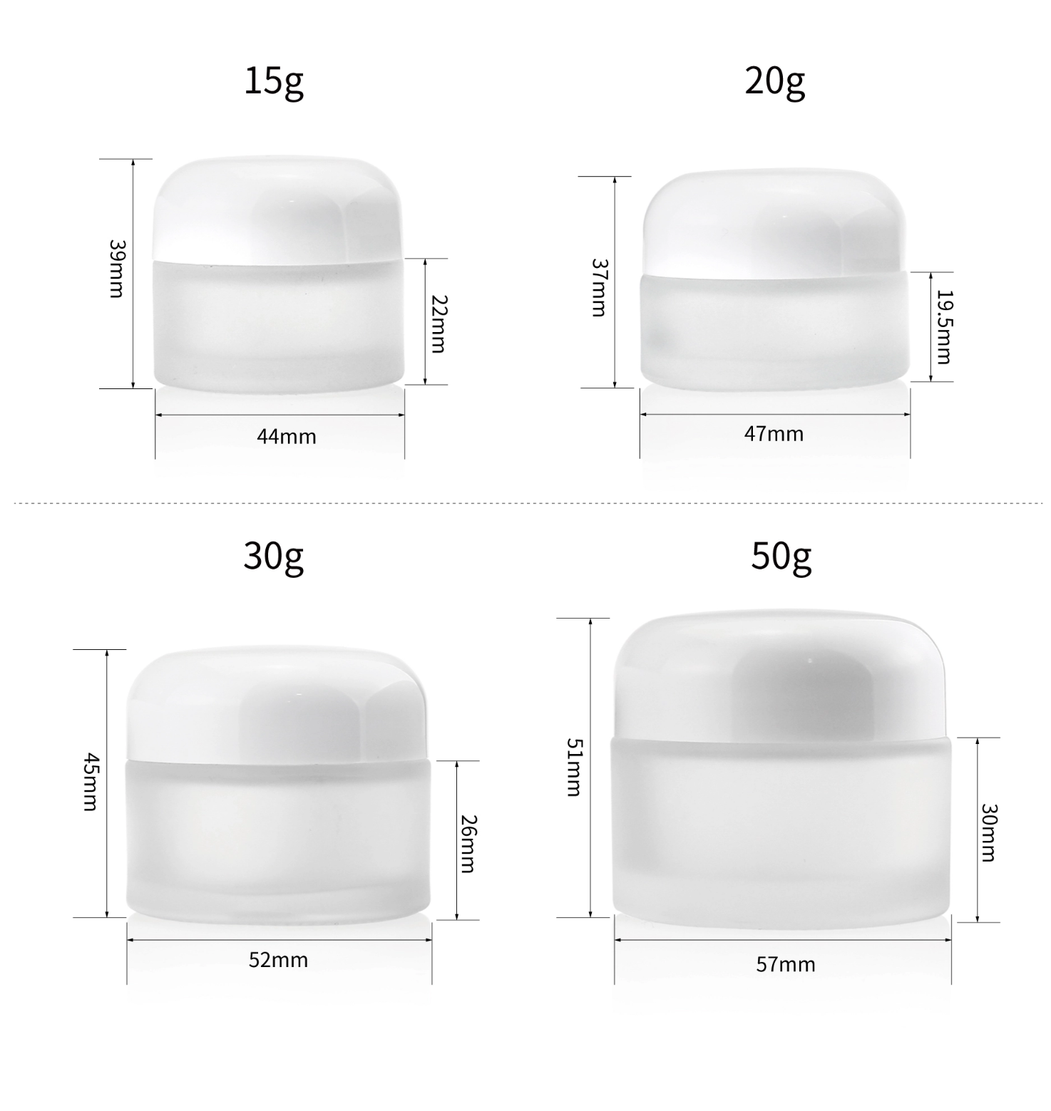 Опарник стекла сливк 30ml изготовленной на заказ сливк изготовителя упаковывая стеклянный пурпурный для косметики