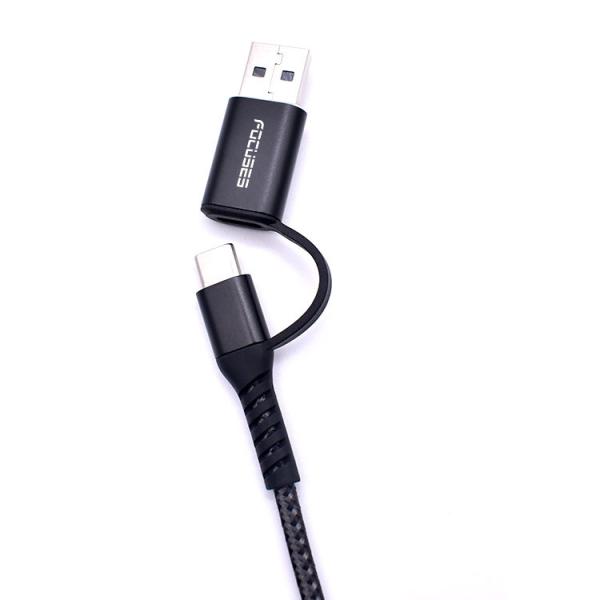 1m 2m OD3.5mm Fast Charging Data Cable Type C USB Cable PD 18W