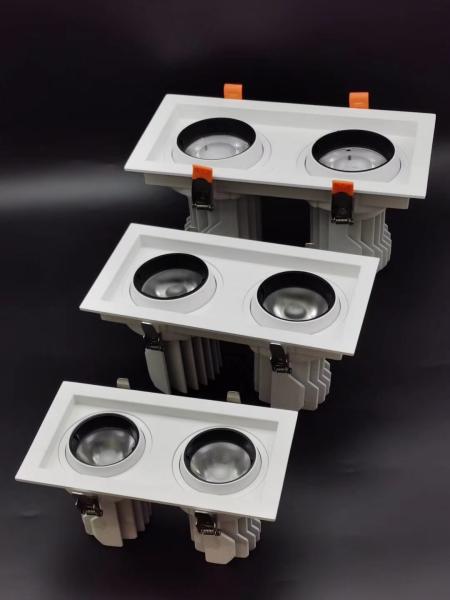 5000K 6000K Restaurants 40 Watt Indoor LED Spotlights BRIDGELUX DALI Dimmer