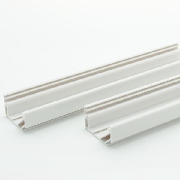 16 X 16 PVC Trunking Cable Channel Sticker Adhesive PC PE Co Extrusion Plastic Profile Customized