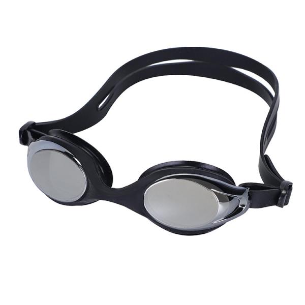Leakproof Polarized Adult Clear Swim Team Goggles Logo Printing