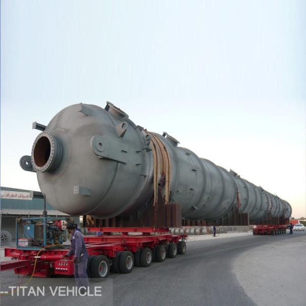 Turntable Bolster Gooseneck Modular Trailer for carrying 120 ton 200 ton tank