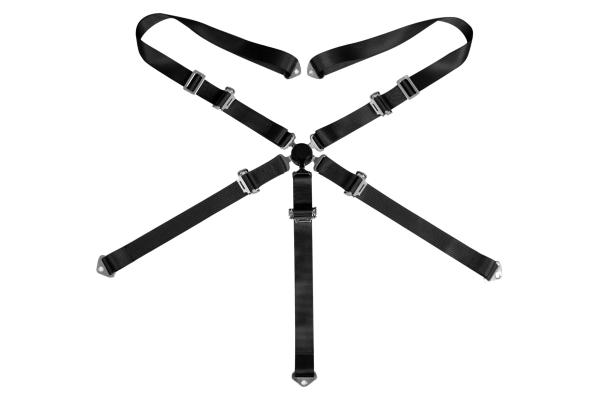3 5 Point Racing Safety Belts With Polyester Webbing + Steel Buckle