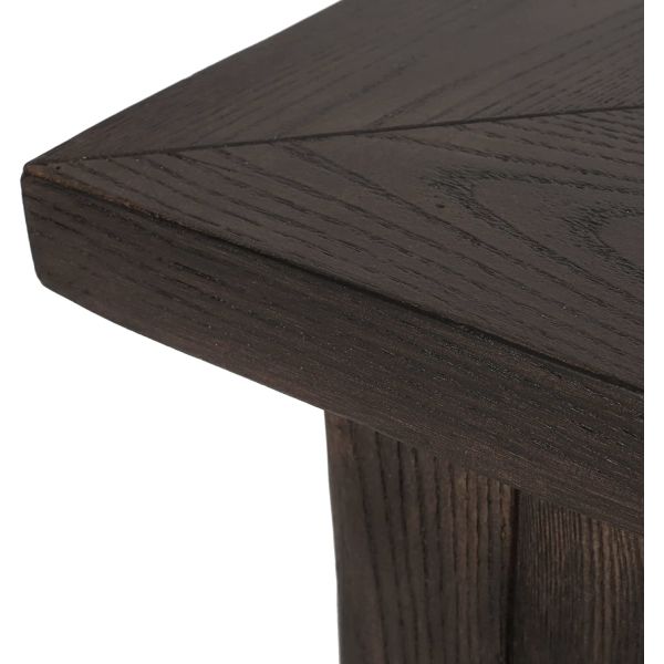 Brown Wood Gas Square Fire Pit For Gardern Indoor Outdoor