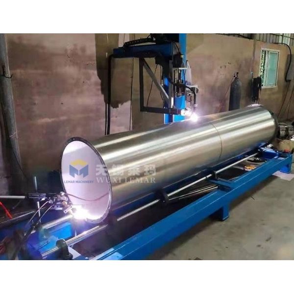 200 - 1500mm/Min Circumferential Seam Welder For Pipe Flange Girth Welding 0.6Mpa