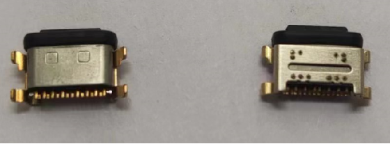 USB C 16Pin Type C Female Connector Средний монтаж 1,13 мм IPX8 водонепроницаемый с LIM