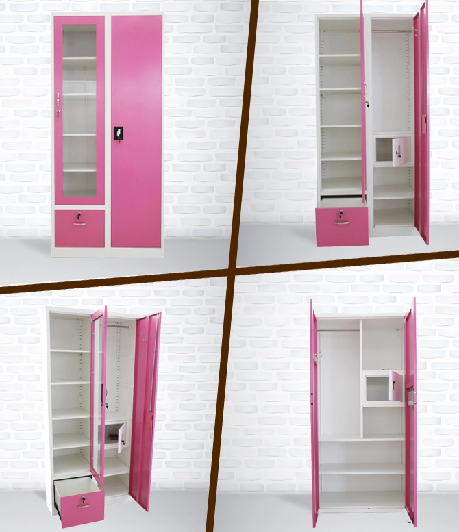 195cm Height ISO14001 Metal Clothing Cabinet