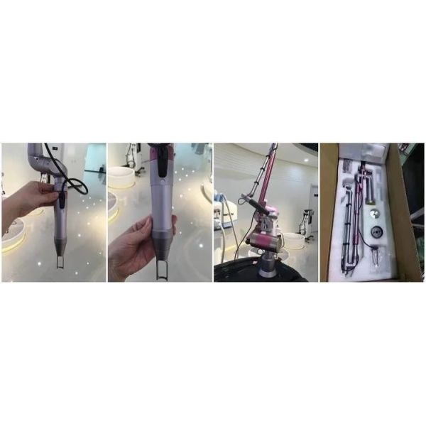 532nm 755nm 1064nm Vertical Q Switch Picosecond Laser para la eliminación del acné