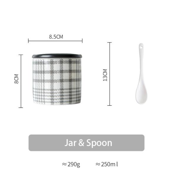Multifunctional Tea Coffee And Sugar Pots In Ceramic Kitchen Canisters For Food Storage