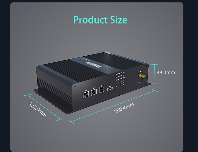 Ворот беспроводного края PLC 4g вычисляя с Modbus Rs485 Rs232 для хранения данных и передачи
