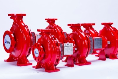 Пожарный насос всасывания конца UL FM NFPA 20 для школ, офисных зданий 45.4M3/H система 98 m противопожарная