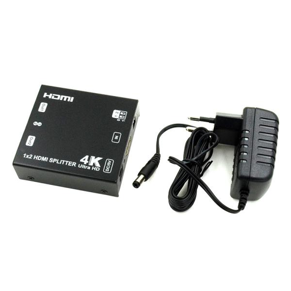 1X2 4K HDMI Extender Splitter Support 4K2K EDID 3D 2 Port Video Splitter
