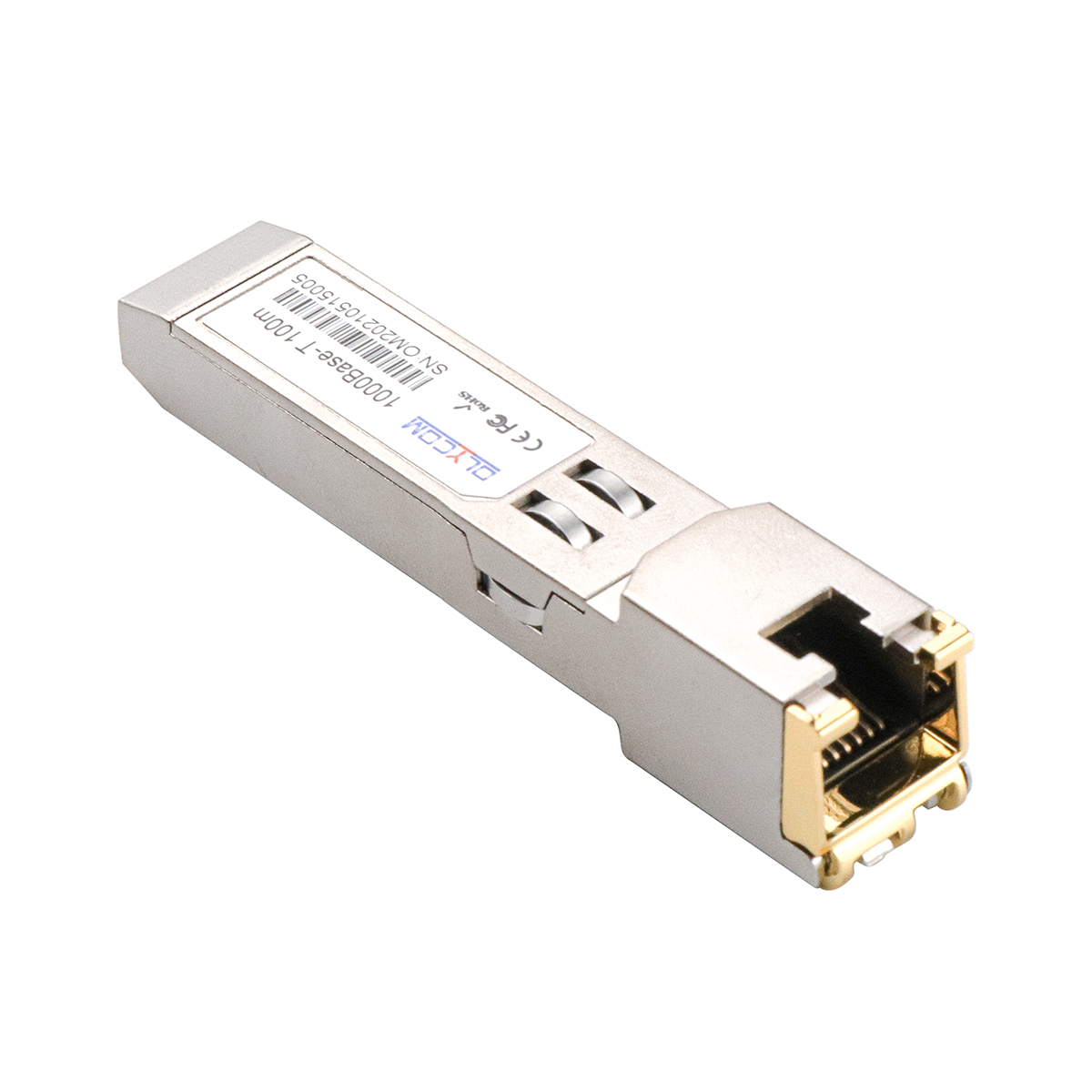 Приемопередатчик 100m модуля 10/100/1000BASE-T RJ45 SFP над Pluggable кабеля Cat5 UTP горячее