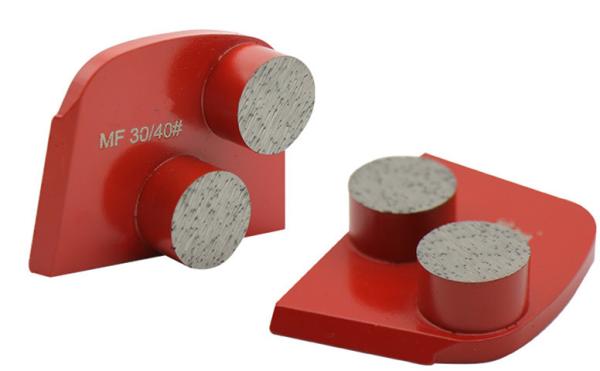 40 Grit Metal Diamond Floor Pads Lavina Grinding Tools For Concrete Or Terrazzo