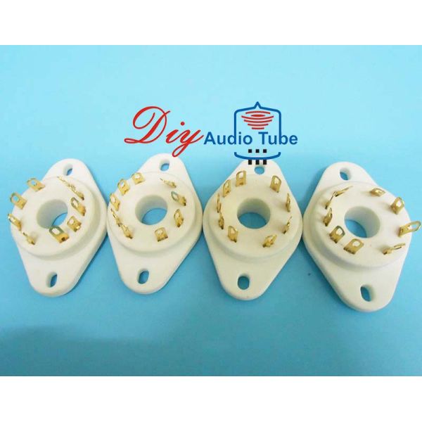Eu - Telephone Vacuum Tube Sockets 110V - 250V Rated Voltage For Siemens F2a E2e