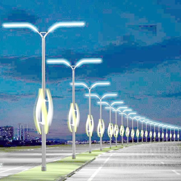 Customized Color Galvanized Street Light Pole 6m To 15m