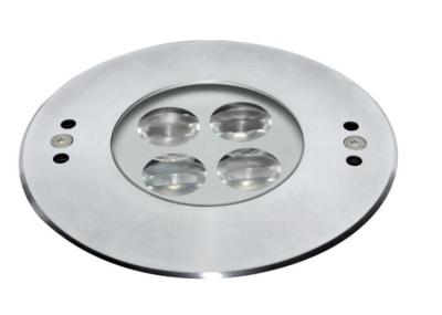 Luzes subaquáticas do diodo emissor de luz de DC12V 24V 4 x 2W RGB 3in1 com os 316 de aço inoxidável