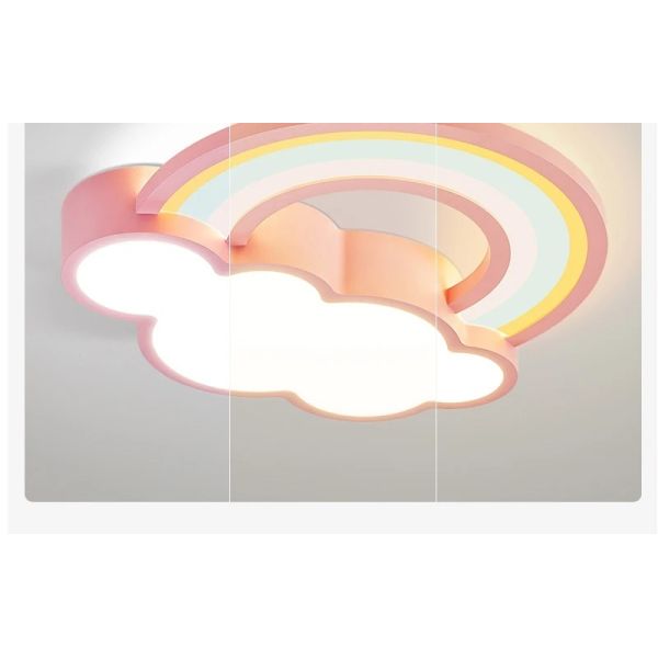 Princess Room Light Fixtures Bedroom And Warm Simple Cartoon rainbow ceiling light(WH-MA-300)