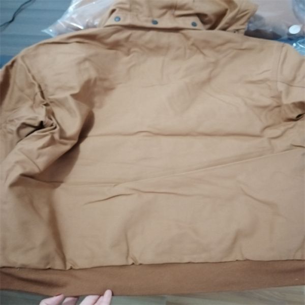 12oz Fire Resistant Duck Canvas Jacket Cotton Windproof FR Winter Quilt Lined Jackets