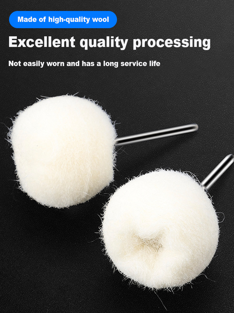 High-Precision Polishing Cloth Wheel with Handle for Jewelry Finishing