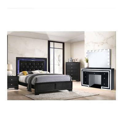 Modern Upholstered Platform Bed Queen King Full Size ODM