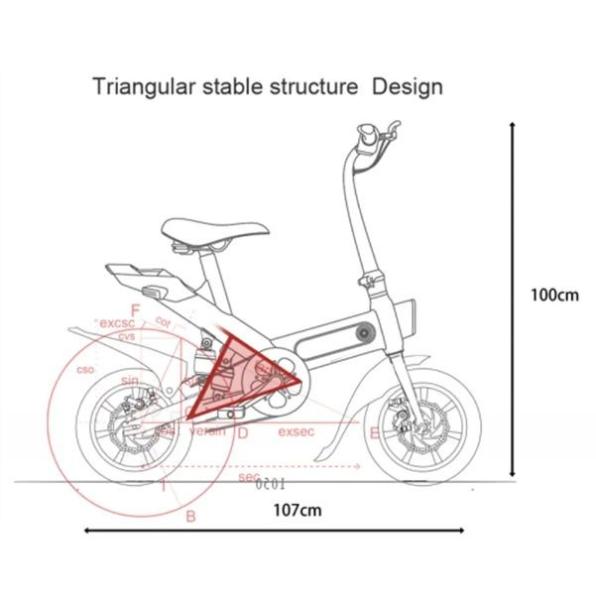 bici eléctrica plegable