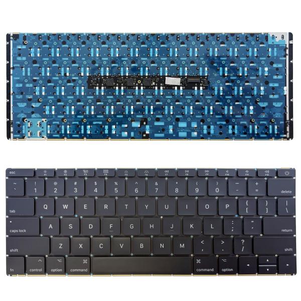 Retina 2016 Macbook 12 Keyboard Replacement A1534 EMC 2991 US Layout Backlit