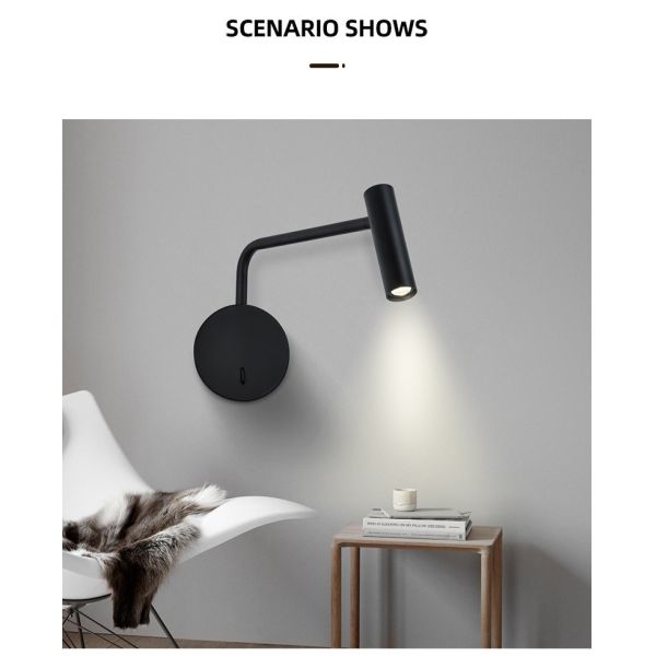 Surface Mounted Iron ALUMINUM Decorative Wall Lamp for Product Dimension 350*200*29MM