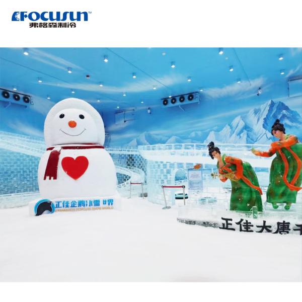 Energy Saving Cooling Air Cooling Focusun Snow Machine with Bitzer Compressor