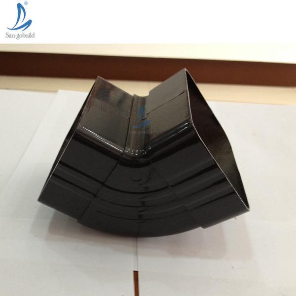 San-gobuild Cheap Price Anti-Corrosion Aluminum Rain Water Gutter Downspout Pvc Gutter Fittings