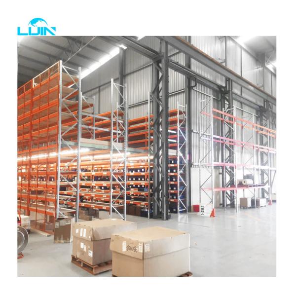 Prefabricated Heavy Duty Metal Mezzanine Shelving System Installing A Mezzanine Floor