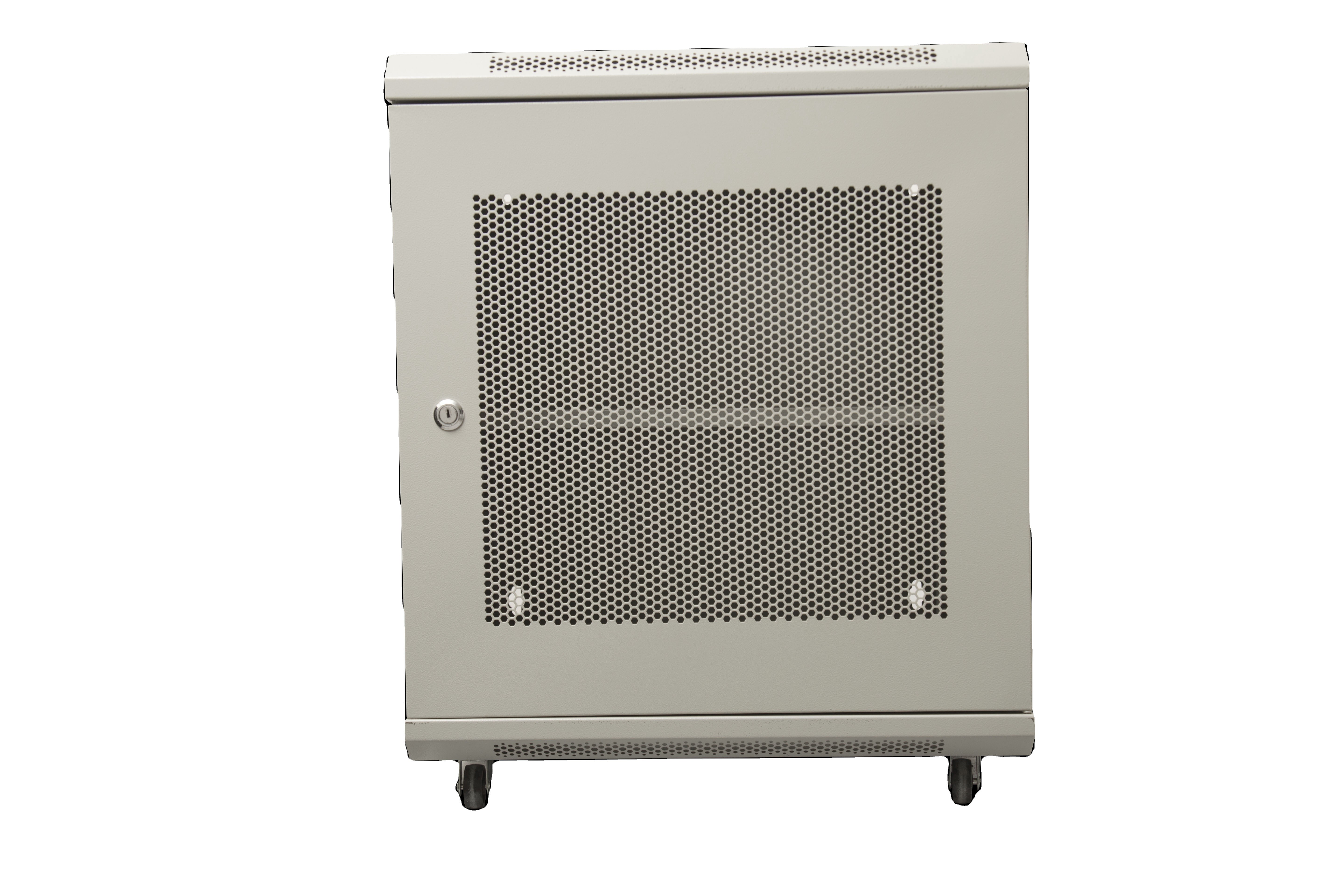 RAL7035 Colour 12u Network Rack with Toughened Glass Door Or Mesh Door 600*450*650mm