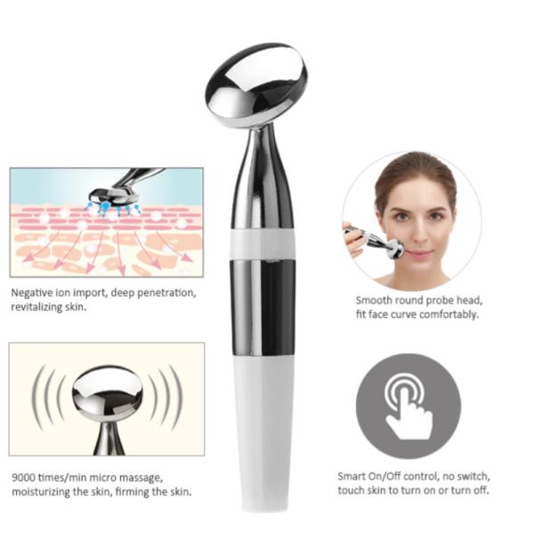 Dark Circle Removal Face And Eye Massager Ion Magic Wand Eye Customized