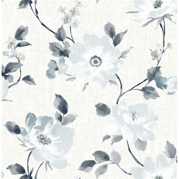 Sitting Room Decor Non Woven Wallpaper Heat - Proof With Flower Pattern