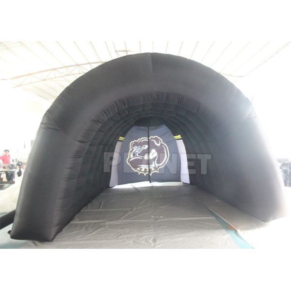 Шлем спорт футбола Оксфорда изготовленной на заказ команды раздувной & тоннель бульдога талисмана тоннеля раздувной