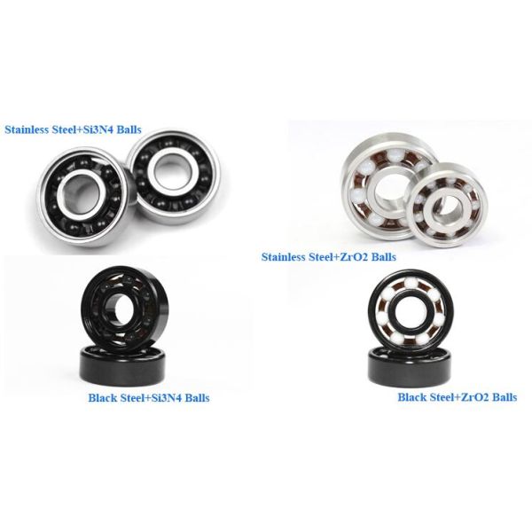 Подшипники R188 OD 12.7mm оборудования ZrO2 вакуума гибридные керамические