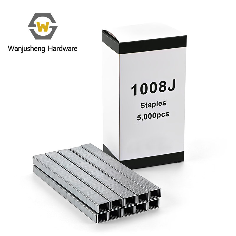 High Quality 1008J Galvanized Pneumatic Staples Iron Staples for Sofas & Furniture Rust-Proof Industrial Carton Staples