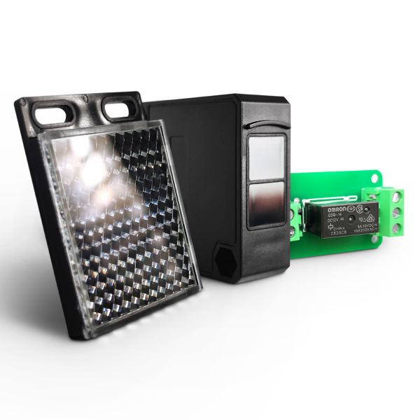 Retro-Reflective Infrared Detector IRR-7R | Compatible with Garage Door Openers 7m