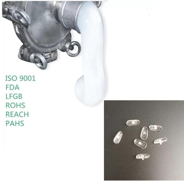 50 Shore A Transparent LSR Silicone Rubber for Glass Nose Pads