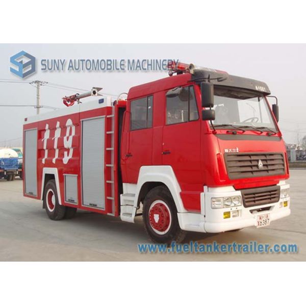Heavy Duty HOWO 310Hp 10000L Diesel Fire Fighting Vehicle 2 Axle